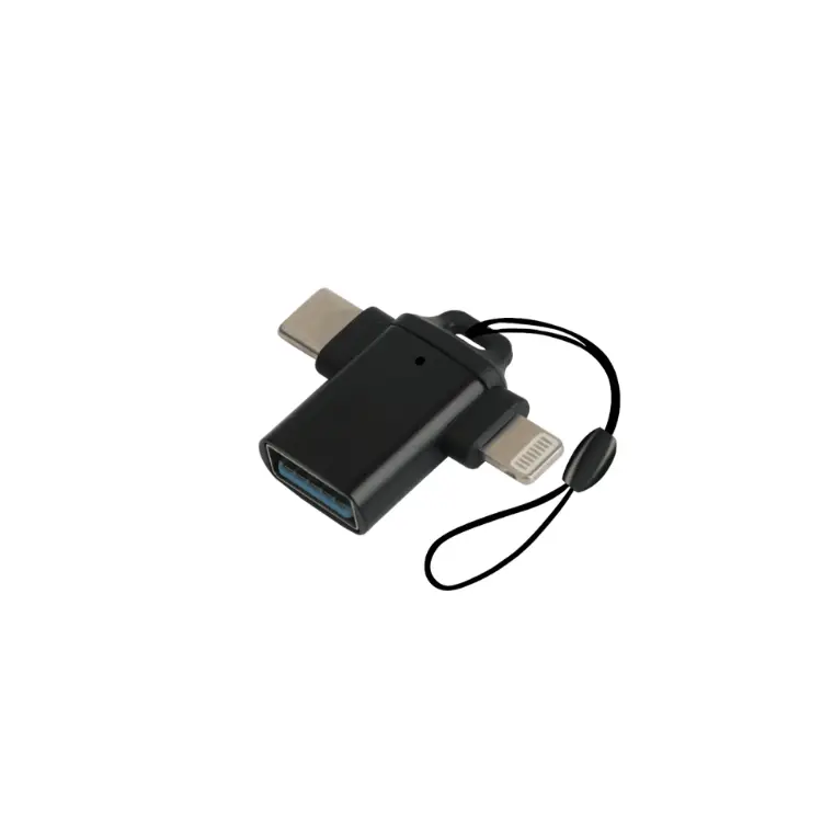Picture of USB 3.0 to USB C Lightning OTG Adapter
