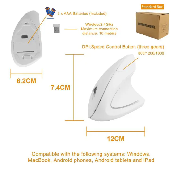 Picture of Ergonomic Wireless Mouse