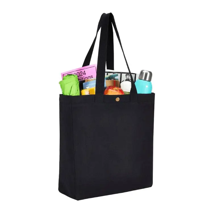 Picture of Repose 10oz Recycled Cotton Box Tote w/Snap