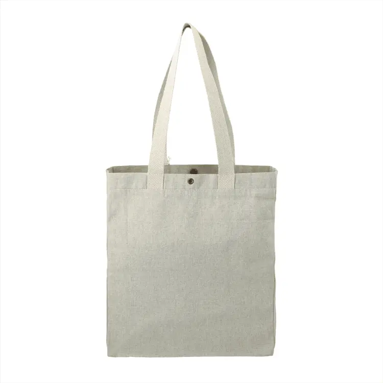 Picture of Repose 10oz Recycled Cotton Box Tote w/Snap