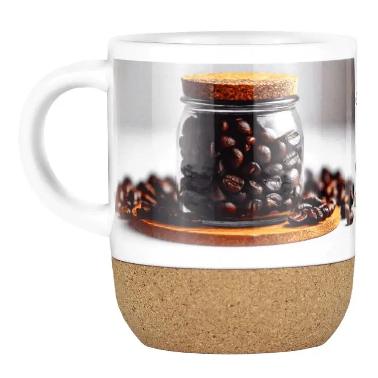 Picture of Billie 300ml Sublimation Ceramic Mug w/ Cork Details