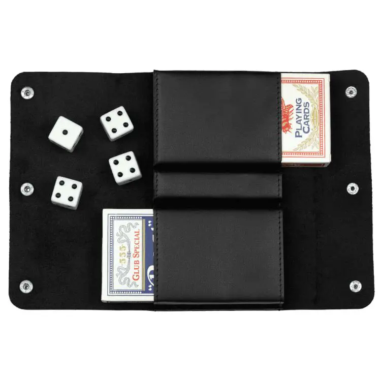 Picture of Travel Card Set w/ Leather Cover