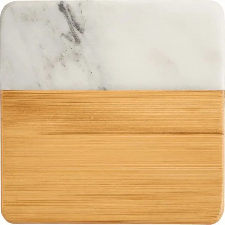 Picture of Marble & Bamboo Coaster