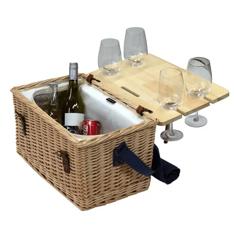Picture of Trekk Wicker Basket w/ Picnic Table