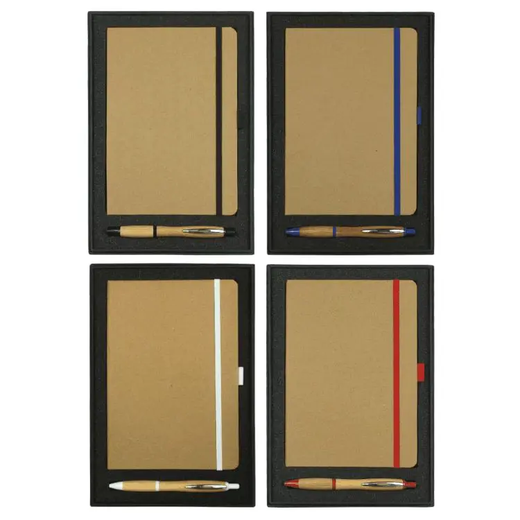 Picture of Gift Set w/ JB1022 Colour Bound Journal & 4104 Nash Bamboo Pen