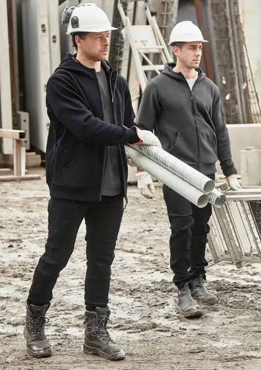 Picture of Unisex Zip Front Multi-Pocket Hoodie