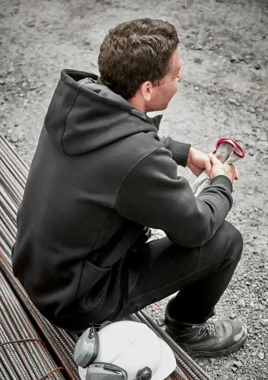 Picture of Unisex Zip Front Multi-Pocket Hoodie