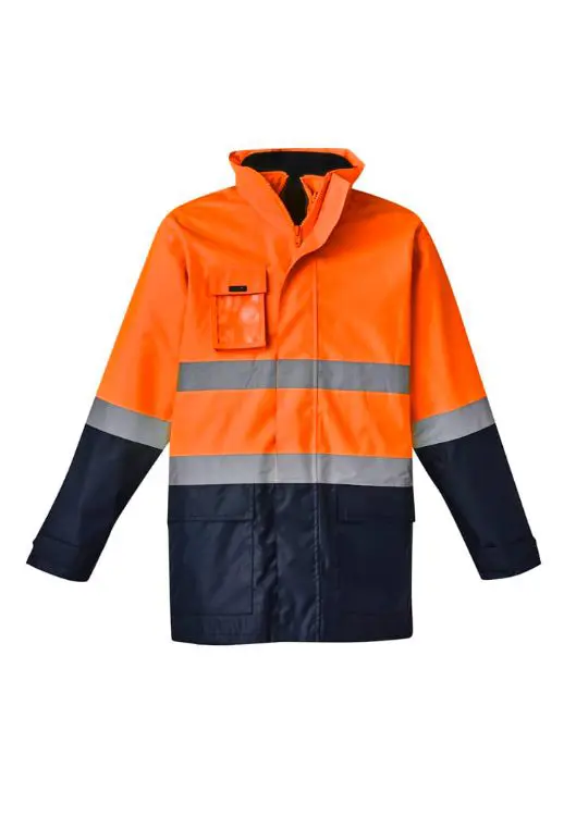 Picture of Mens Hi Vis Basic 4 In 1 Waterproof Jacket