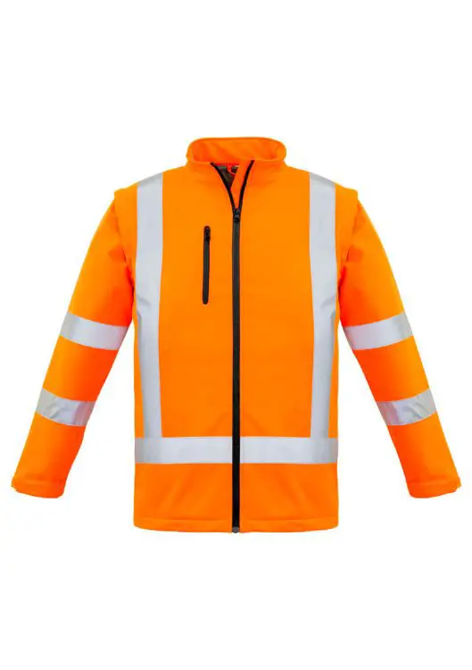 Picture of Unisex Hi Vis X Back 2 In 1 Softshell Jacket