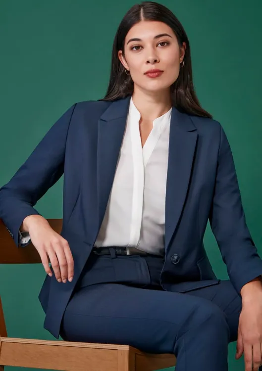 Picture of Womens Renew Single Button Mid Length Jacket