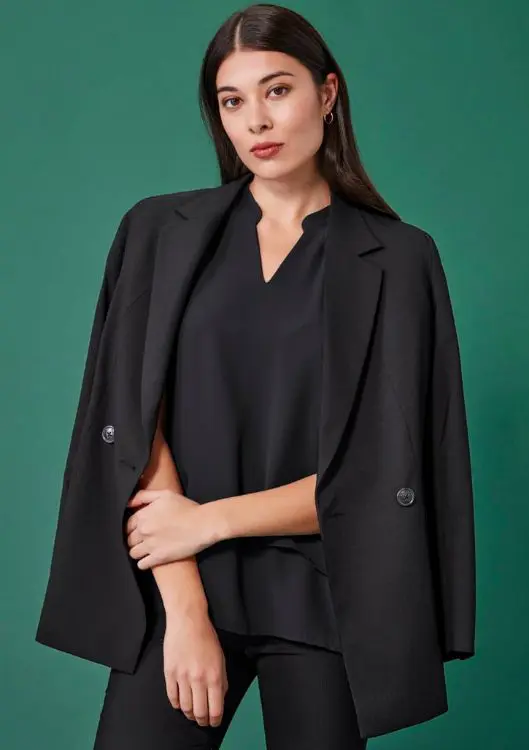 Picture of Womens Renew Double Breasted Longline Jacket