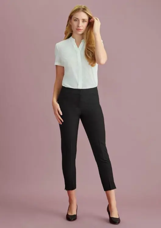 Picture of Womens Siena 7/8 Mid-waist Slim Leg Pant
