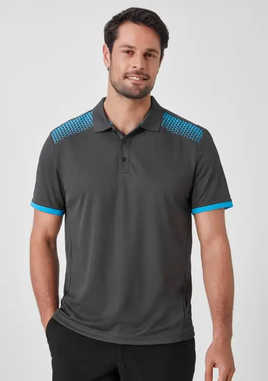 Picture of Mens Galaxy Short Sleeve Polo