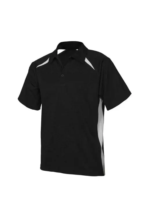Picture of Mens Splice Short Sleeve Polo