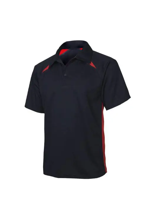 Picture of Mens Splice Short Sleeve Polo