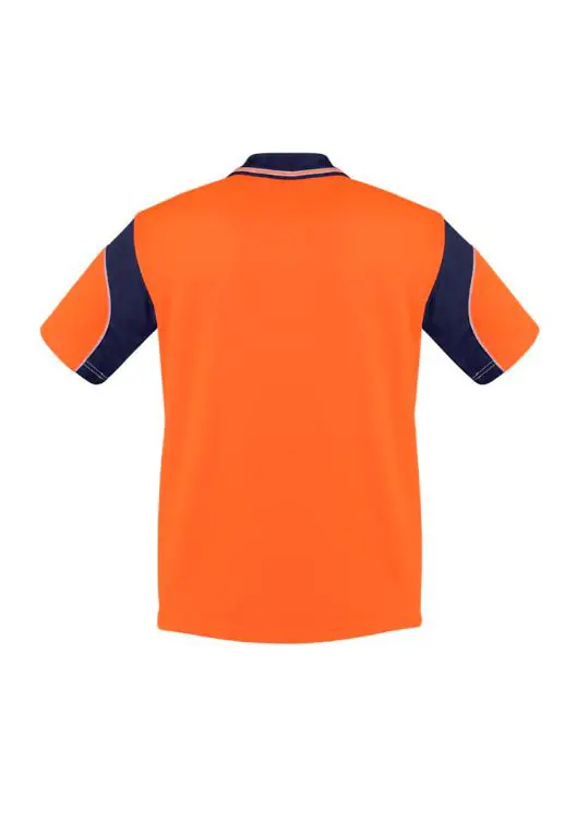 Picture of Mens Hi Vis Aztec Short Sleeve Polo