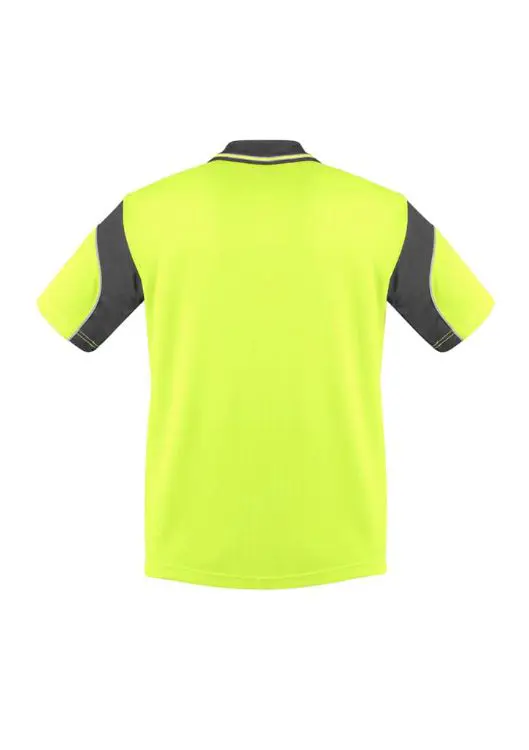 Picture of Mens Hi Vis Aztec Short Sleeve Polo