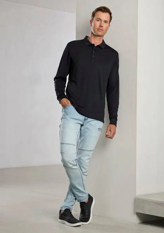 Picture of Mens Action Long Sleeve Polo