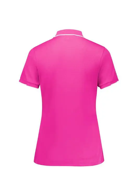 Picture of Womens Pink Short Sleeve Polo