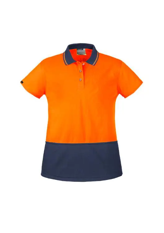 Picture of Womens Hi Vis Basic Short Sleeve Polo