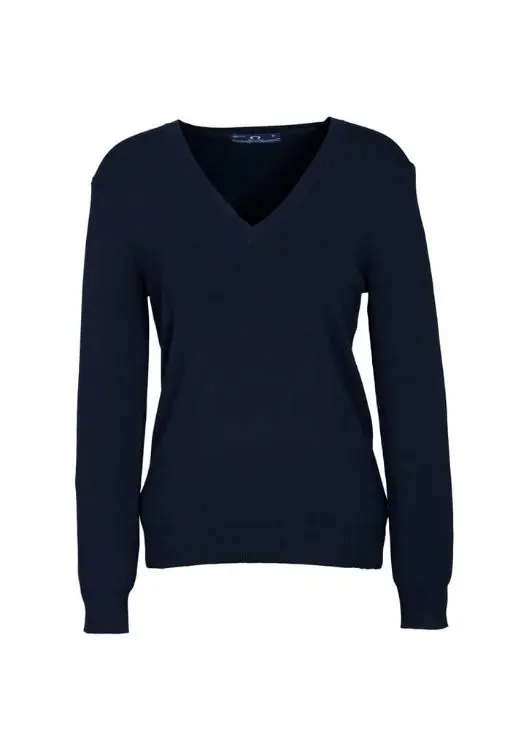 Picture of Womens V-Neck Knit Pullover