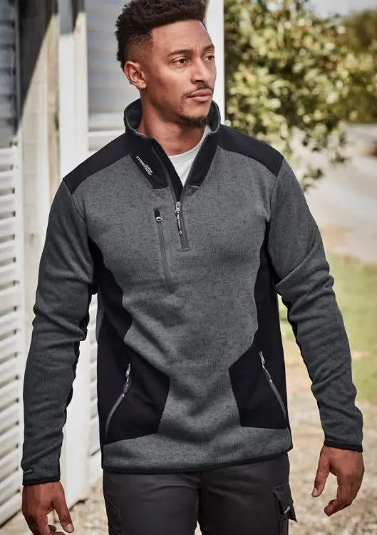 Picture of Unisex Streetworx Reinforced Knit 1/2 Zip Pullover