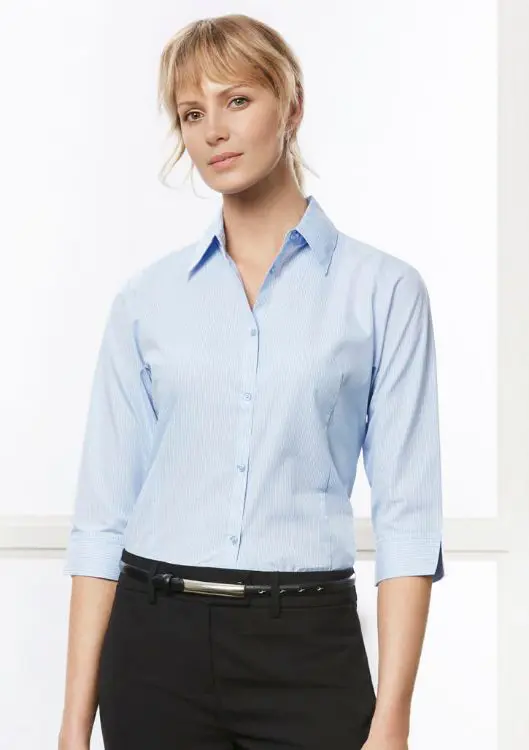 Picture of Womens Micro Check 3/4 Sleeve Shirt
