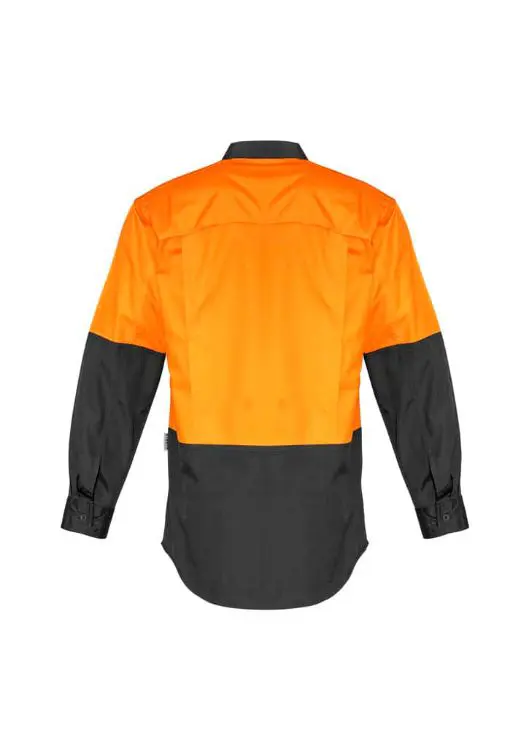 Picture of Mens Rugged Cooling Hi Vis Long Sleeve Shirt