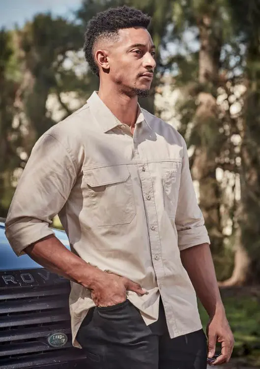 Picture of Mens Lightweight Tradie Long Sleeve Shirt