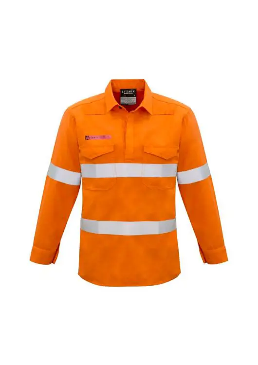Picture of Mens FR Closed Front Hooped Taped Shirt