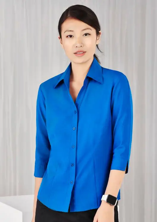 Picture of Oasis Ladies Plain 3/4 Sleeve Shirt