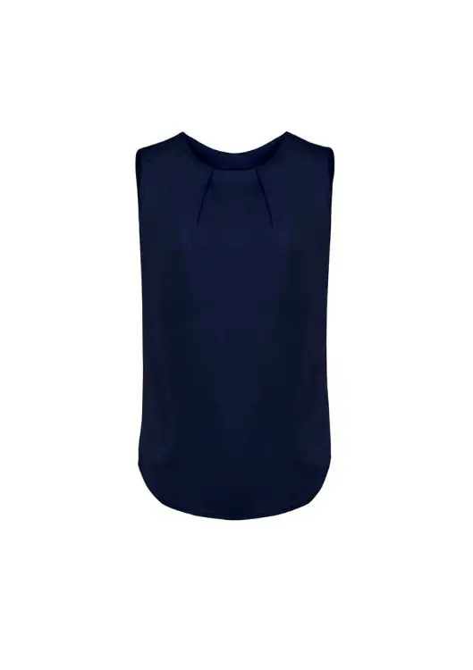 Picture of Womens Estelle Sleeveless Pleat Detail Blouse