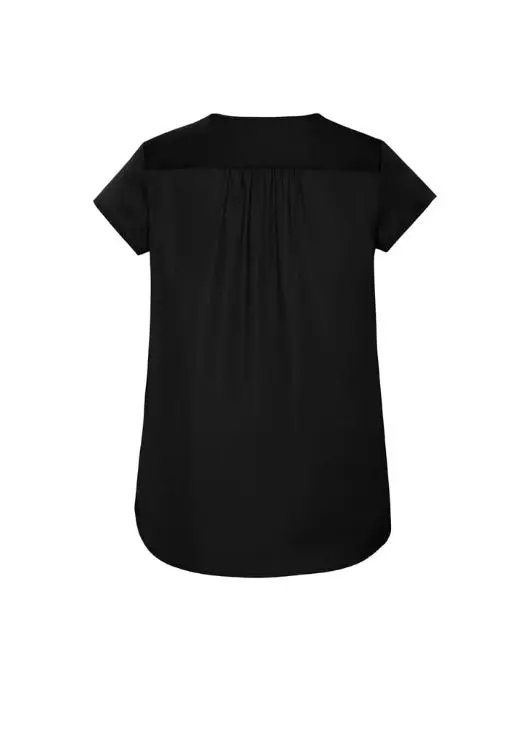 Picture of Womens Kayla V-Neck Pleat Blouse