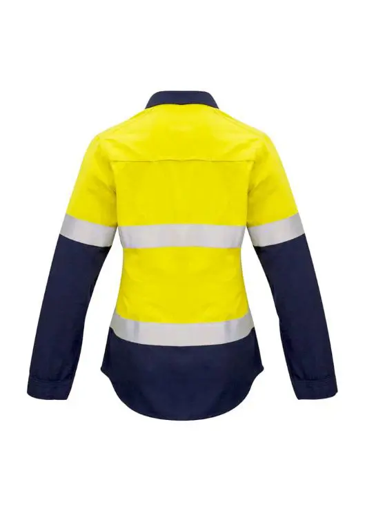 Picture of Womens FR Closed Front Hooped Taped Spliced Shirt