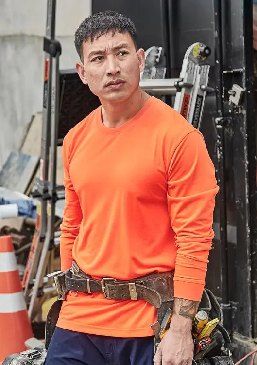Picture of Mens Hi Vis Long Sleeve Tee