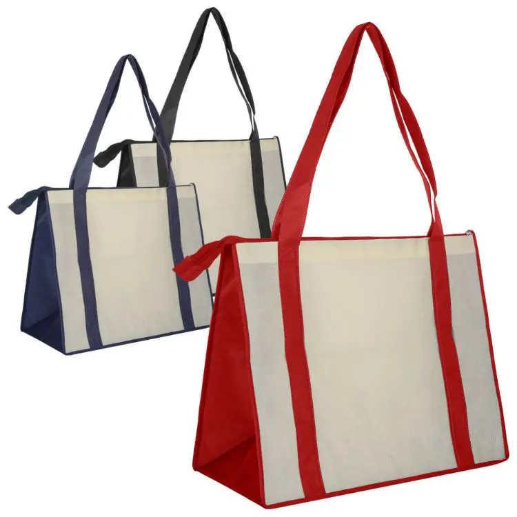 Picture of Non Woven Large Zipped Shopping Bag