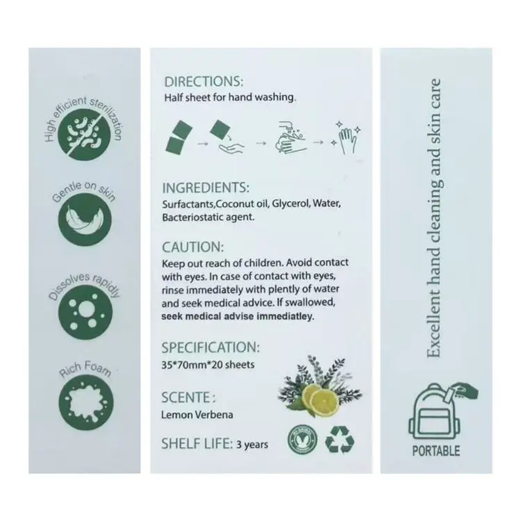 Picture of Travel Paper Soap Sheet