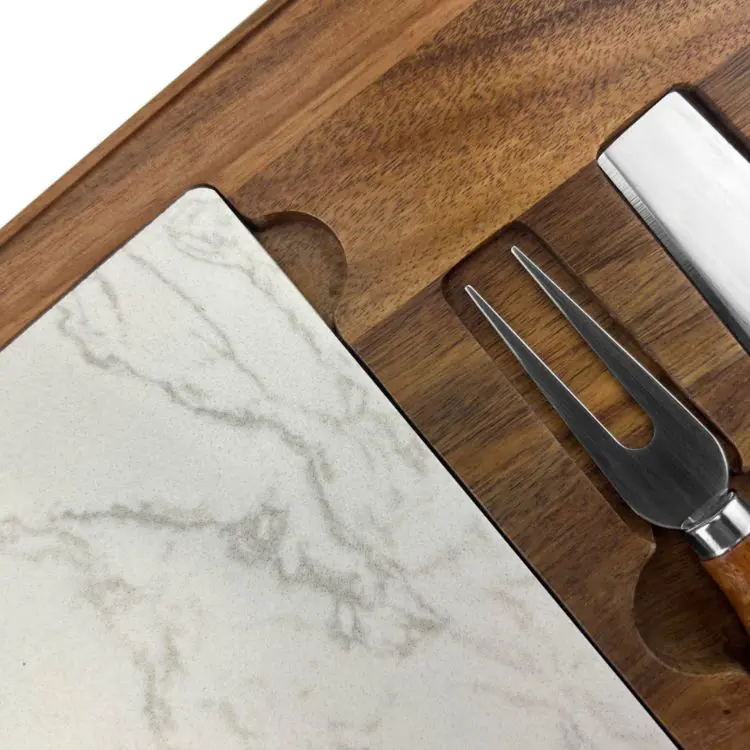 Picture of Fuzo Marble Cheeseboard and Knife Set
