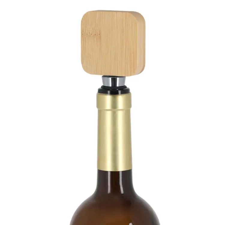 Picture of Bamboo Wine Stopper Opener