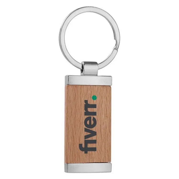 Picture of Wood Panel Key Ring