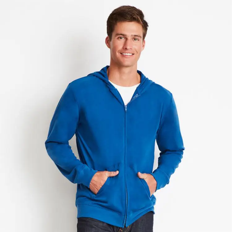 Picture of Unisex Sueded Zip Hoody