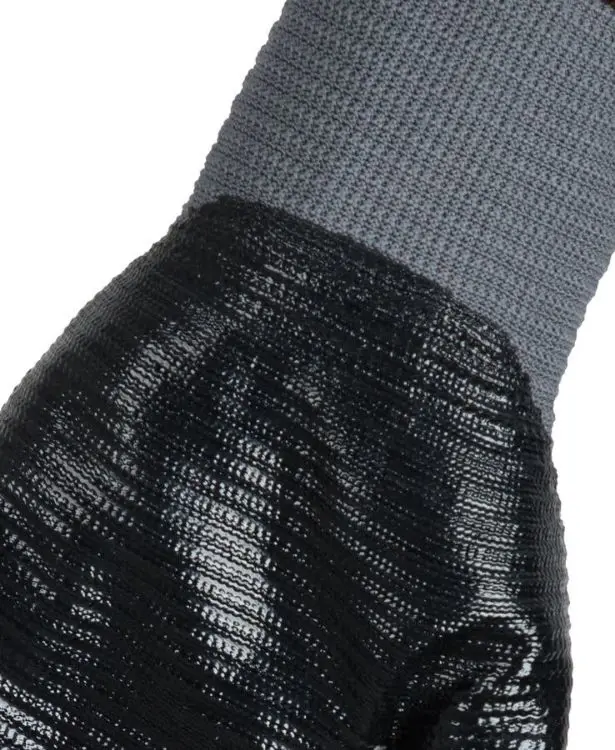 Picture of JB's Nitrile Gripper Glove (12 Pk) Grey/Black