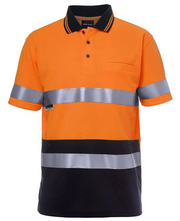 Picture of JB's Hv S/S Non Cuff (D+N) Trad Polo