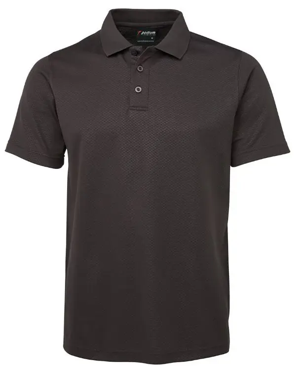 Picture of Podium Cotton Back Yardage Polo Gunmetal