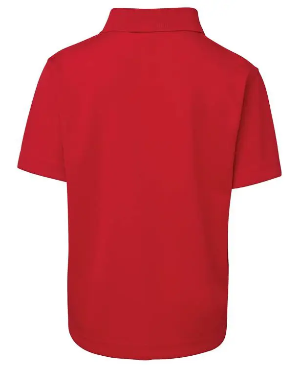 Picture of Podium Kids S/S Poly Polo White