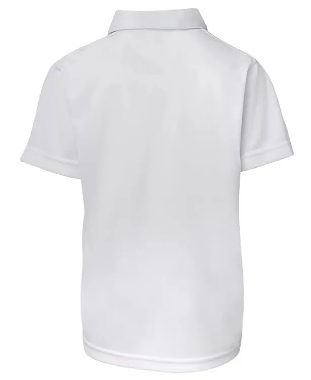 Picture of Podium Kids S/S Poly Polo White