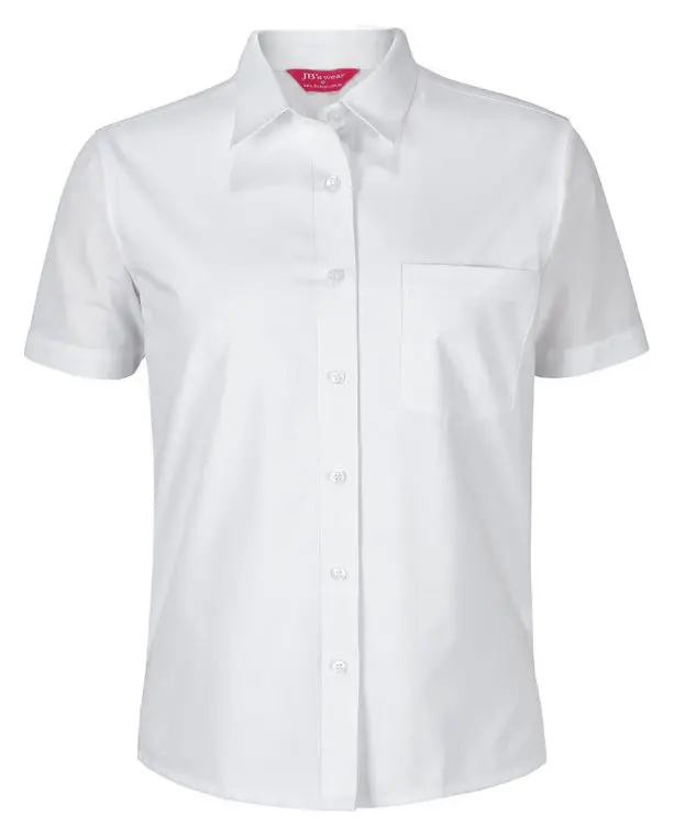 Picture of JB's Ladies S/S Double Layered Shirt White