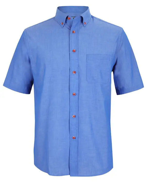 Picture of JB's S/S Indigo Chambray Shirt
