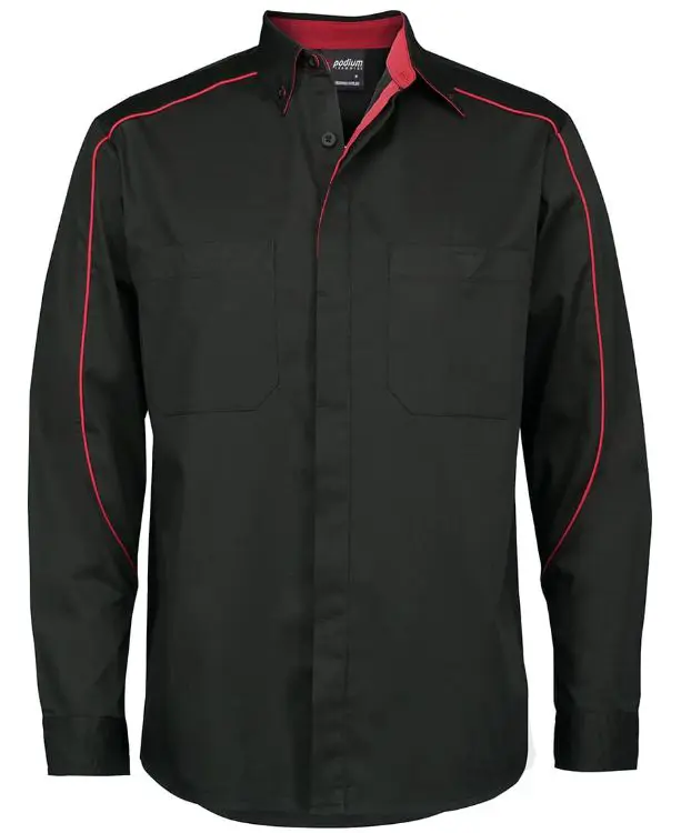 Picture of Podium L/S Industry Shirt Black/