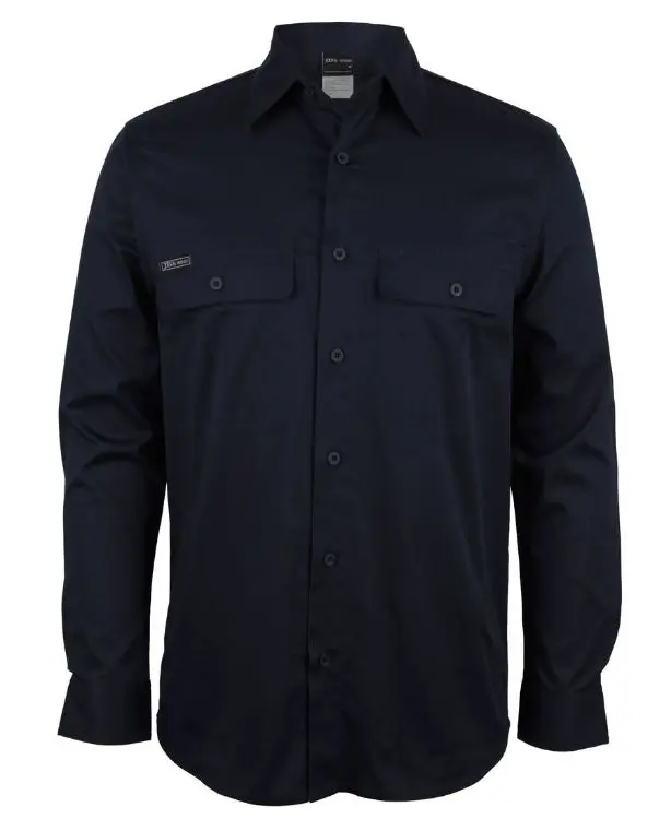 Picture of JB's L/S Stretch Work Shirt Navy